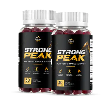 Strong Peak 2-bottle gummy package