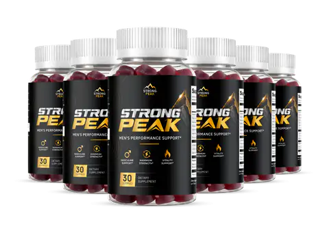 Strong Peak 6-bottle gummy package