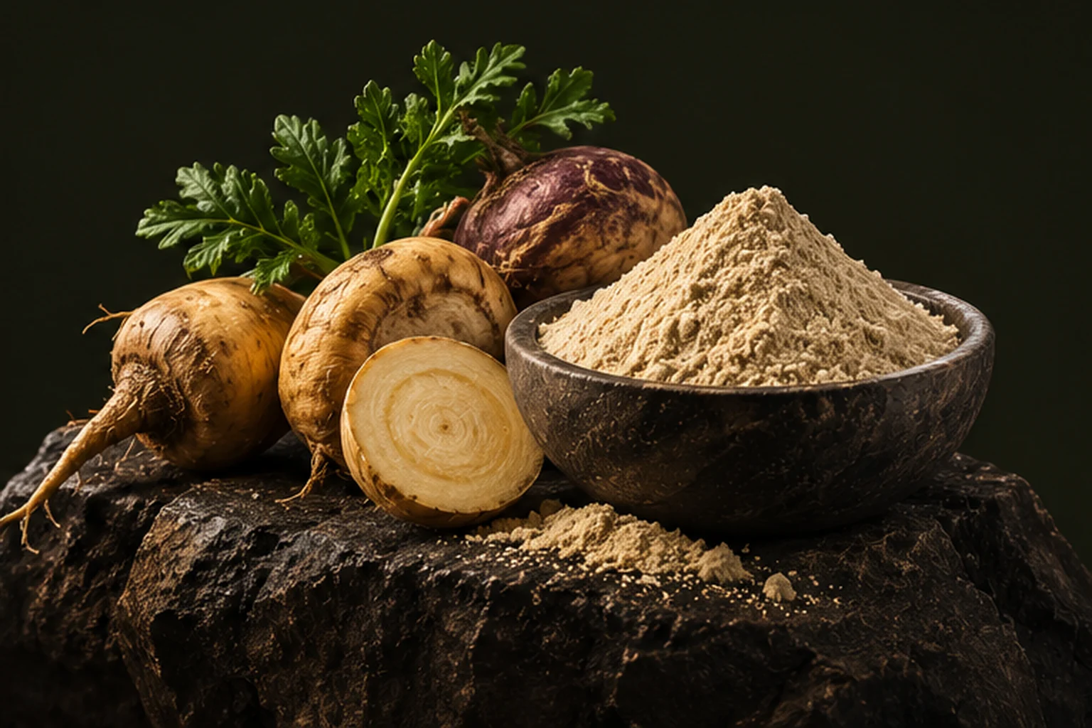 Maca Root ingredient illustration